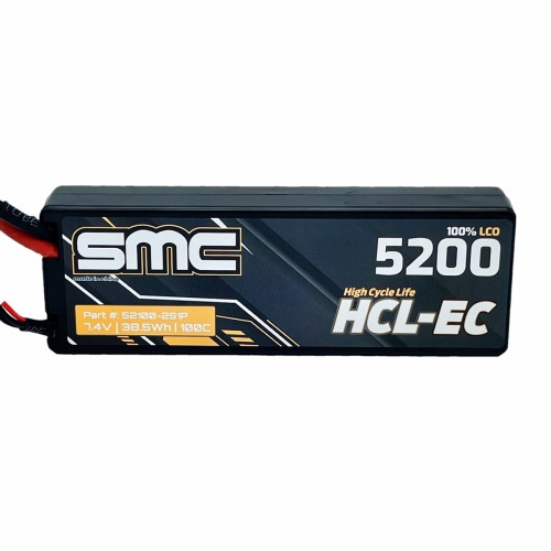 HCL-EC 7.4V 5200mAh 100C  wired hardcase